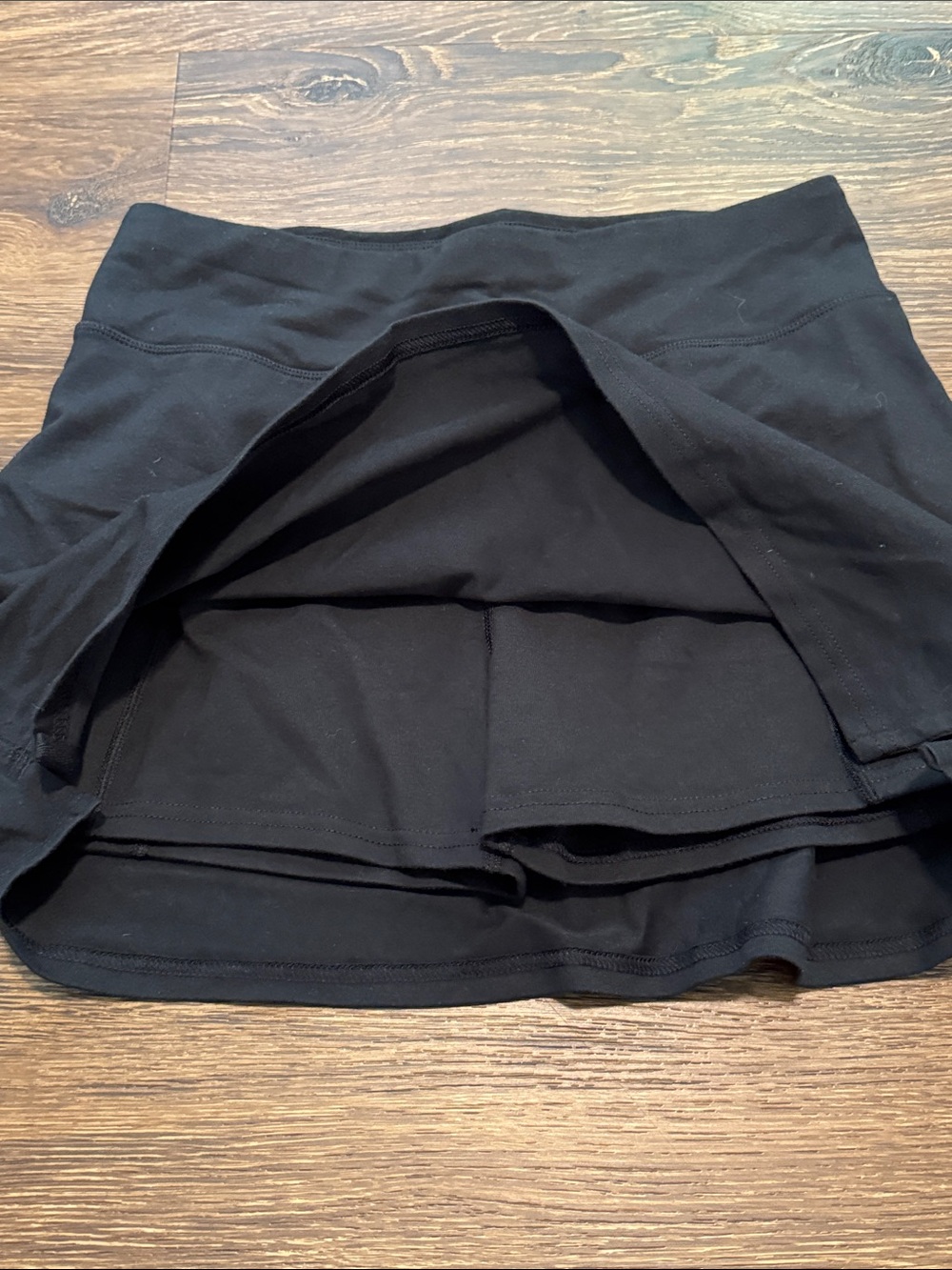 Pact Black Mini Skirt with Wide Waistband - Picture 3 of 5